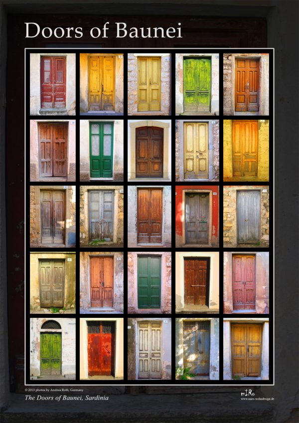 Poster, Kunstdruck - Doors of Baunei