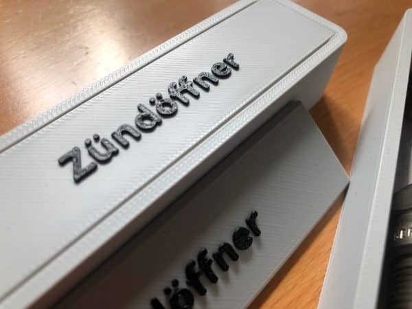 Flaschenöffner Zündkerze Geschenkbox