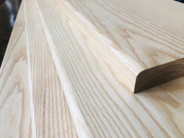 Esche Holzfensterbänke mit gerader Kante